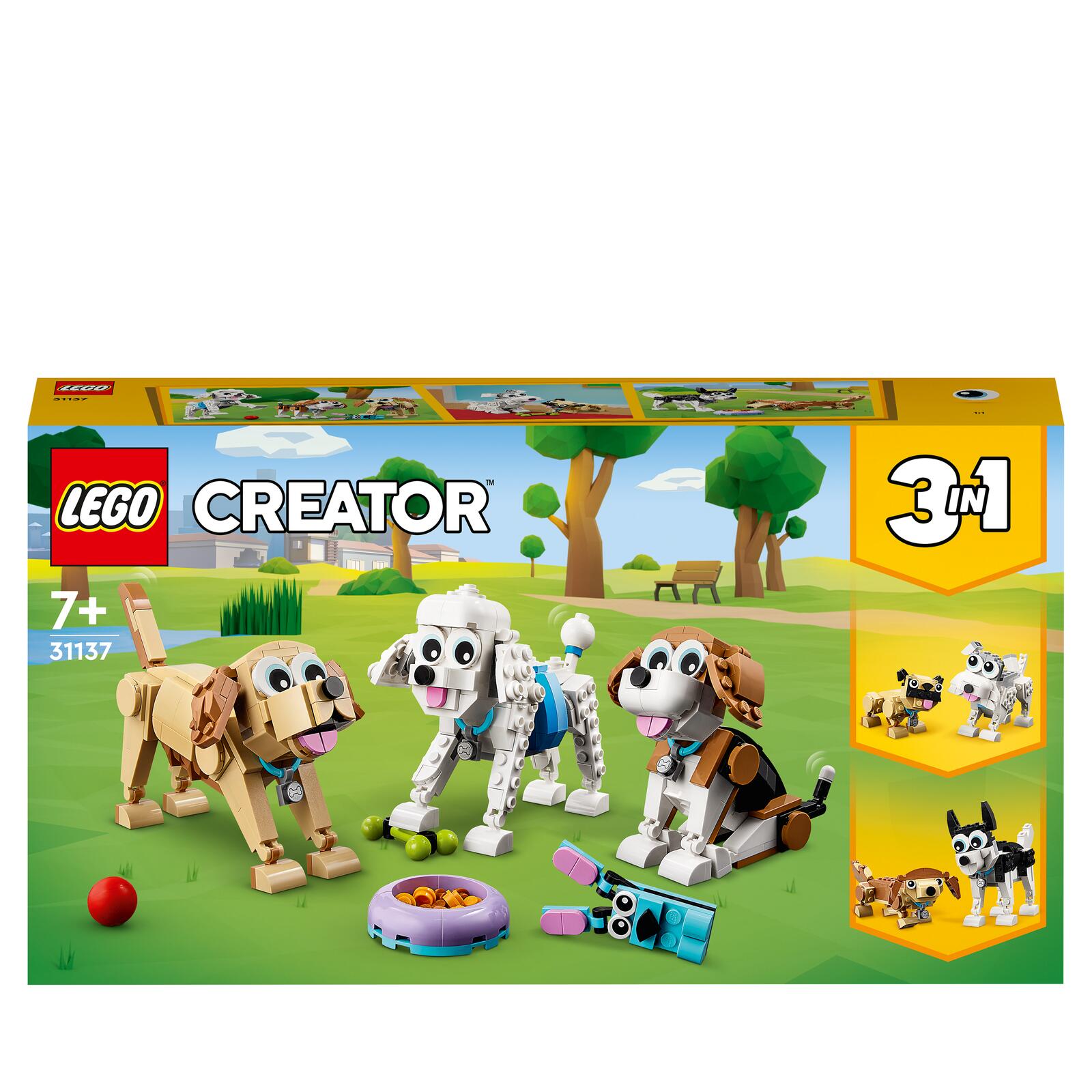 LEGO Creator 3in1 Niedliche Hunde 31137