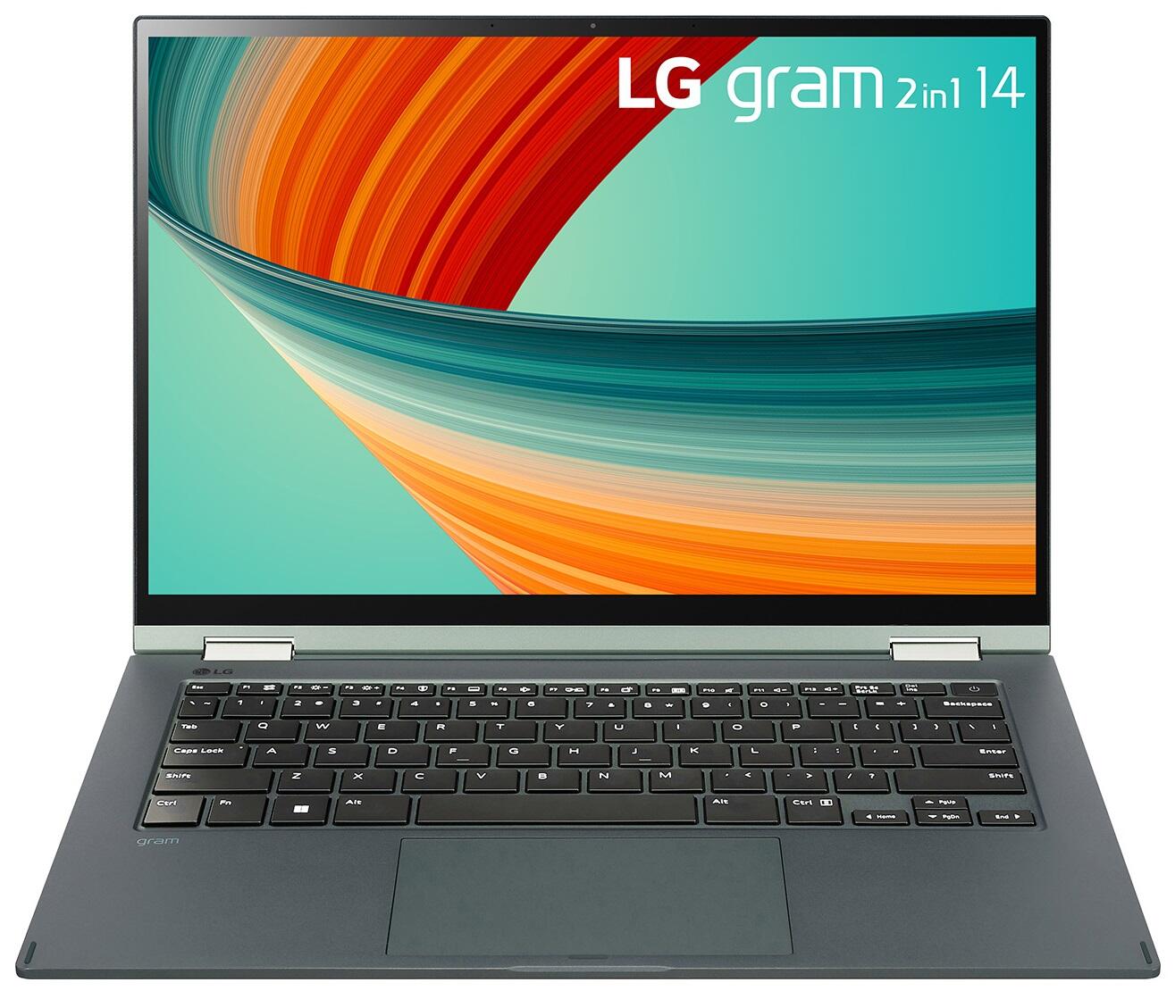 LG gram 14T90R-G.AA77G Intel Core i7-1360P Convertible Notebook 35,5 cm (14″) 16GB RAM, 1TB SSD, WUXGA, Win11 Home
