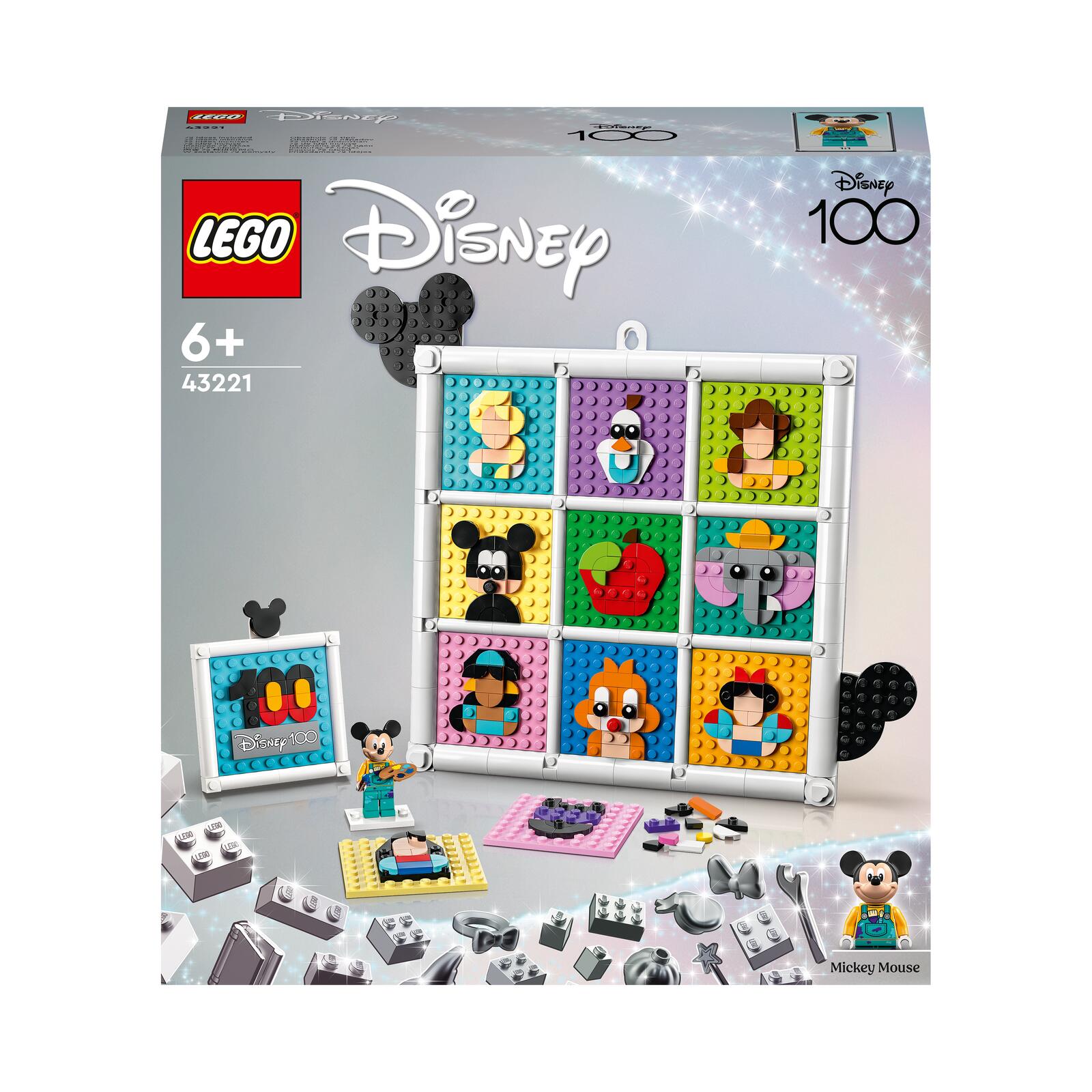 LEGO Disney 100 Jahre Disney Zeichentrickikonen 43221