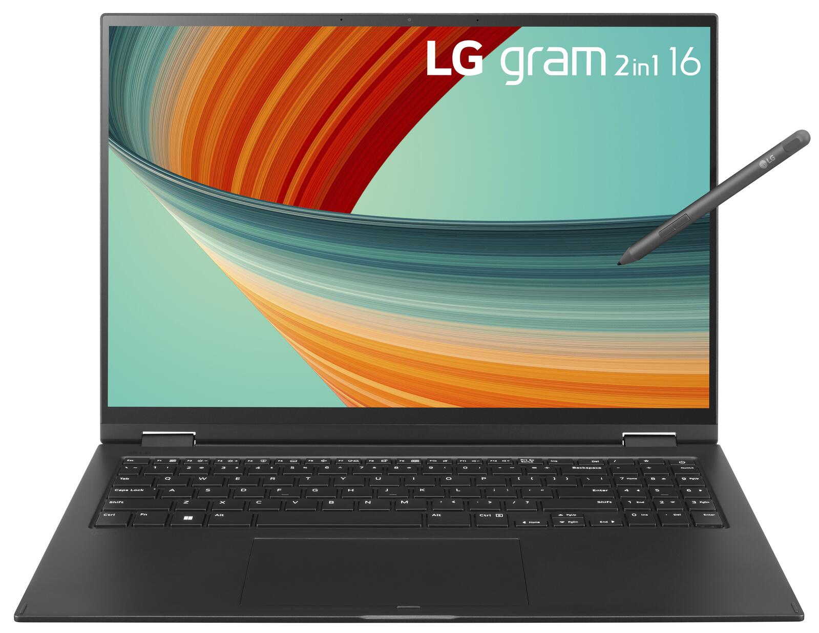 LG gram 16T90R-G.AP78G Intel Core i7-1360P Convertible Notebook 40,6cm (16″) 16 GB RAM, 1TB SSD, WQXGA, Win 11 Pro