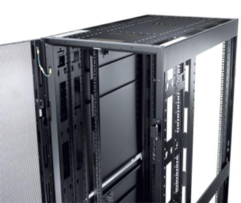 APC NetShelter SX Gehäuse mit schwarzen Seitenteilen, 42 HE, 600 mm x 1200 mm (B x T), -908 kg Shock Packaging