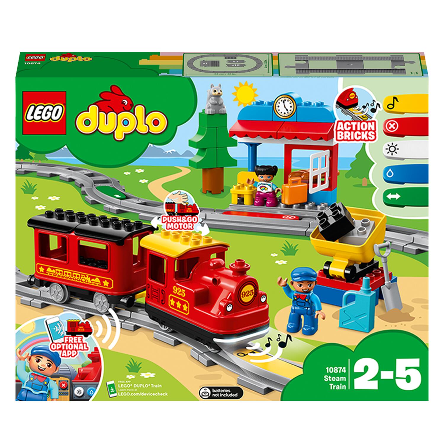 LEGO DUPLO Dampfeisenbahn 10874